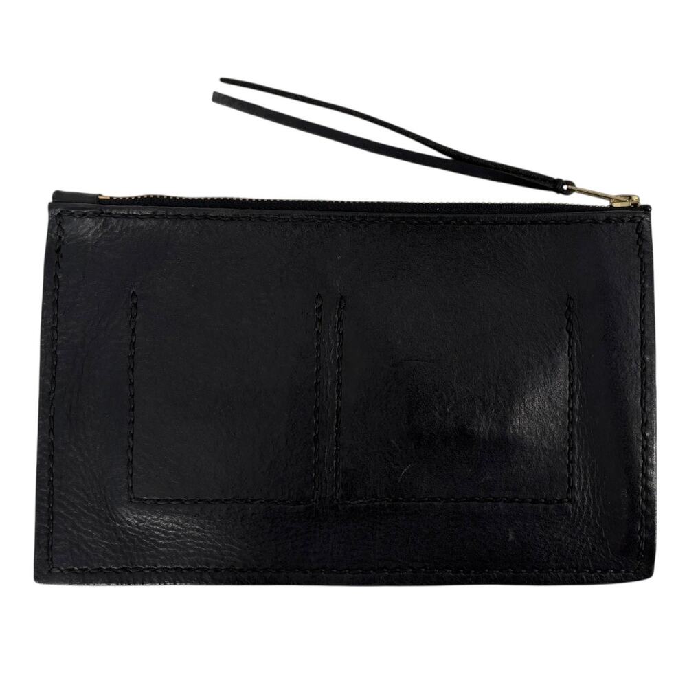 Tribe Alive Wallet Leather Clutch Zippered Pouch Boho Modern Black